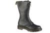 1B99 Front Zip, Womens Black Bovver Boots