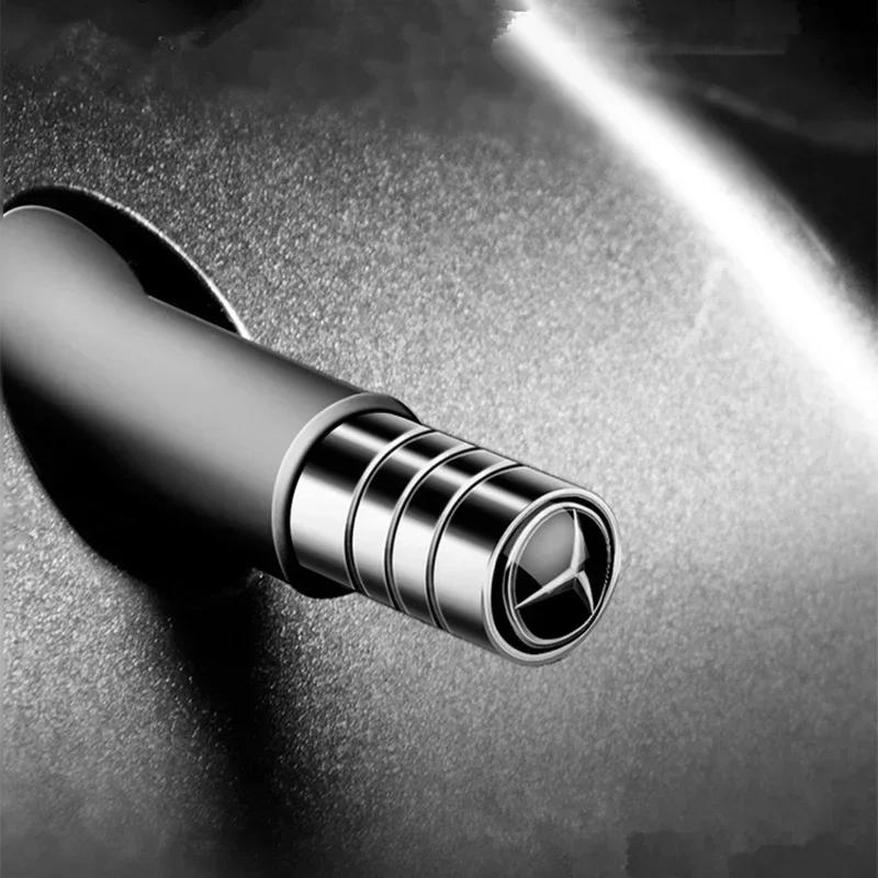 Горячий 2025 Для AMG W124 Колпачки на ниппель автомобильных колес Металлический колпачок с эмблемой Чехол для Mercedes Benz B/C/E/S Класса A Класса C200L GLC GLE CLA аксессуары