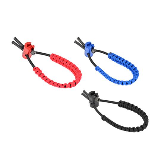 Ремень для стрельбы из лука, регулируемый, быстросъемный, нейлоновый, плетеный, ремешок на запястье, веревка для охоты на открытом воздухе