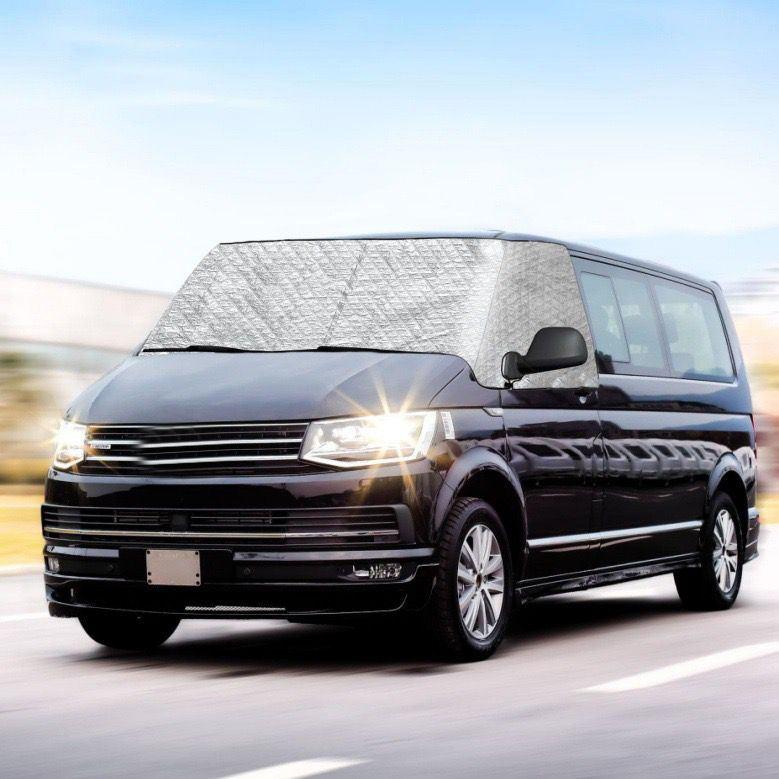 Для VW T5 T6 Чехол-сетка на окно Штора Обертка Жалюзи Кемпинг Мороз Защита на лобовое стекло автомобиля Козырек Чехол Защита от солнца на окно автомобиля Автоаксессуары