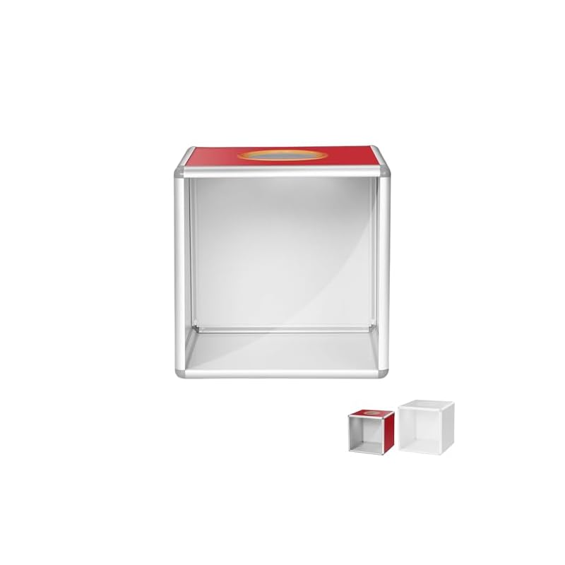 Ozgram Ящик для розыгрыша [25 см] Ящик для голосования, Акрил, Собранный, Идеально подходит для вечеринок, новогодних вечеринок, мероприятий бинго, лотерейных билетов, призов, фестивалей