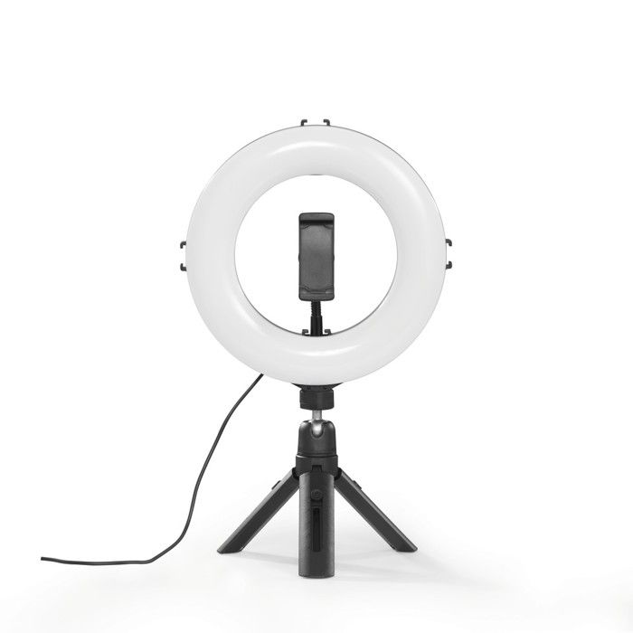 Lampe annulaire LED "SpotLight Smart 80 II", ensemble pour smartphone