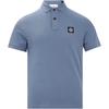 Logo Loose Fit Short Sleeve Polo Shirt Men Tops Blue 80152sc17-v0024