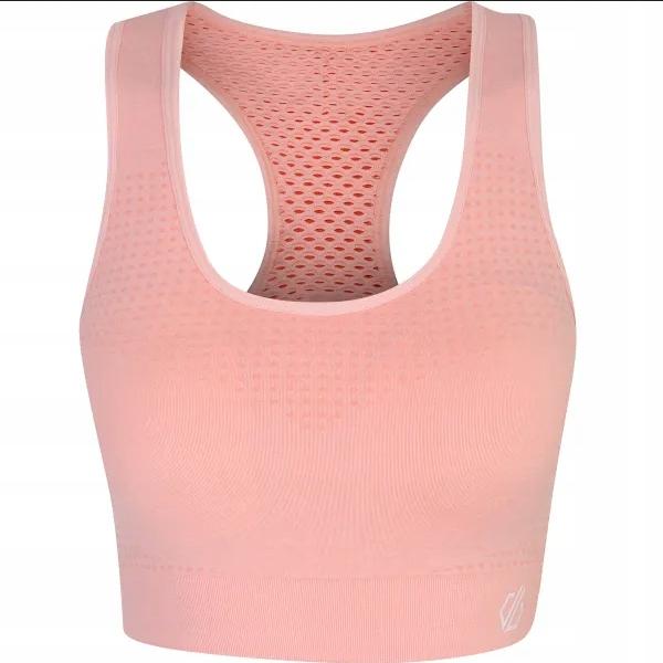 H4428 Dare2B Don'T Sweat It Bra Apricot Women'S Sports Bra Xs