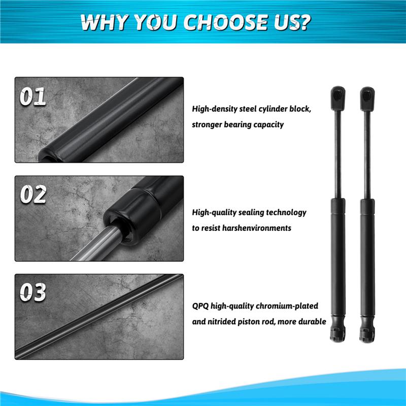 2Pcs Car Front Bonnet Hood Gas Strut Lift Support Damper Rods For BMW 1 2 3 4-Series 2012-2019 Auto Accessories OEM 336518