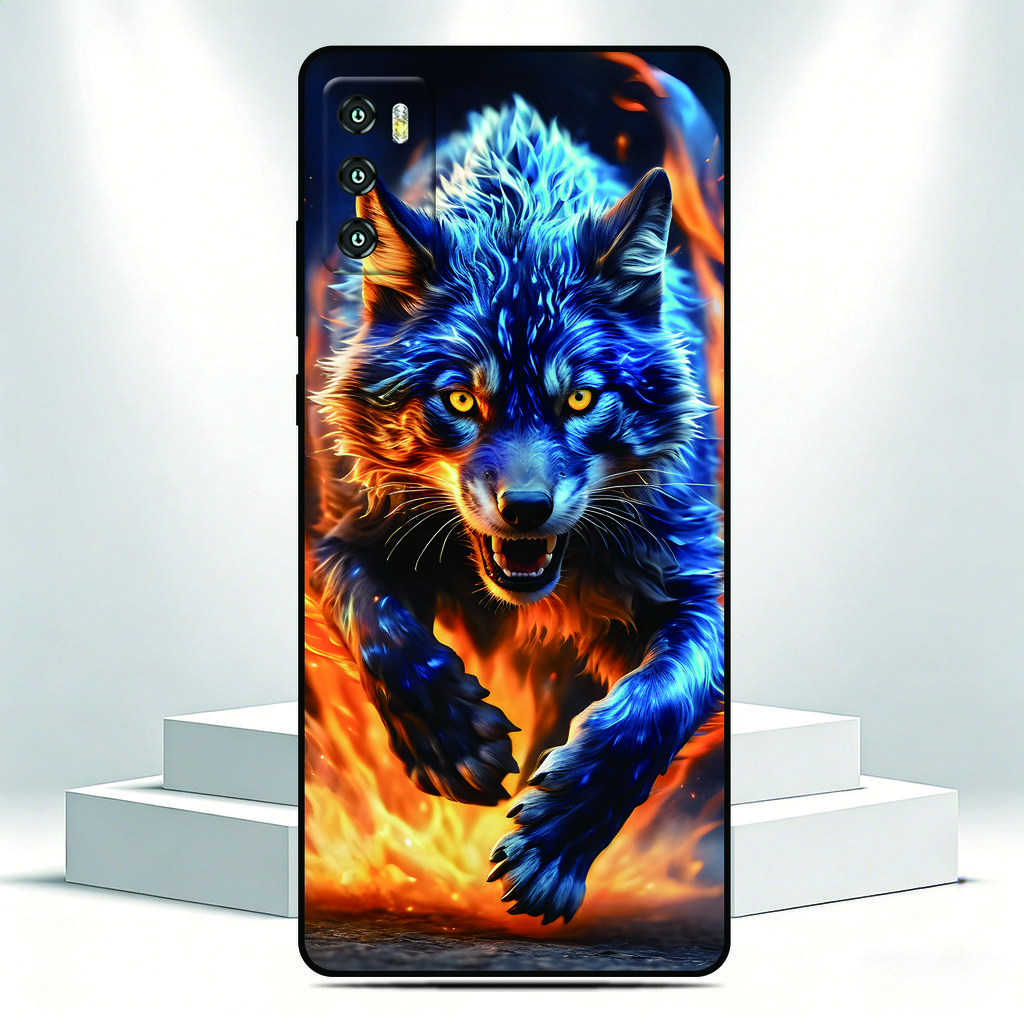 Wolf Animal Soft Phone Case For Doogee Note 56X 56 58 N55 N60 59 Pro Plus DIY Personalized Custom Picture Image Back Cover