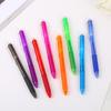 1 Piece Stationery School Office Erasable Press Multicolour Gel Pen Supply Cute Kawaii Creative Pretty Lovely Pen