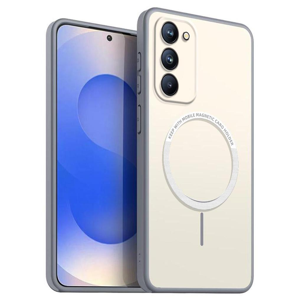 Матовый Полупрозрачный Магнитный Чехол для Телефона для Xiaomi Redmi 15 5G 4G, POCO M8s 5G Мягкий ТПУ Чехол