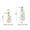 Ceramics Hand Sanitizer Bottle Marbling Lotion Bottle Shower Gel Press The Bottles Bathroom Supplies Hand Soap Dispenser Bottle