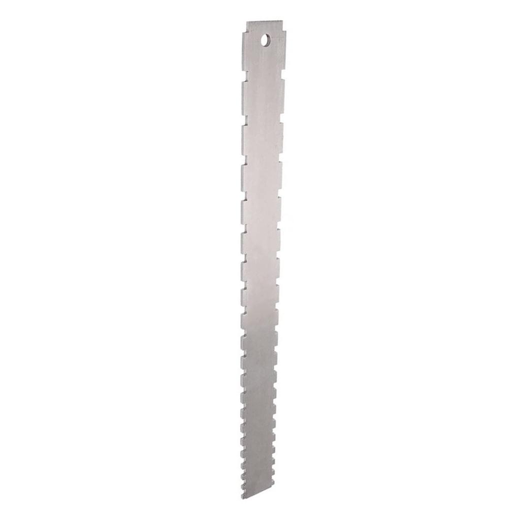 Guitar Neck Notched Straight Edge Ruler Guitar Fret Leveling Ruler Double Notched Straightedge Luthiers Tool Easy To Use
