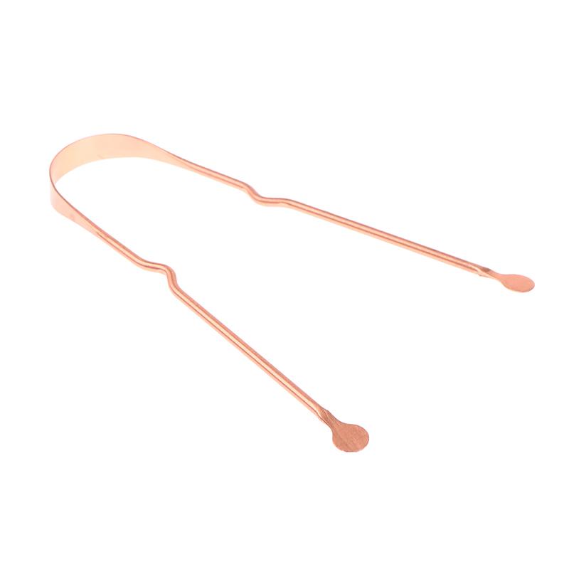 1 шт. Скребок для языка из чистой меди, медный очиститель для языка, портативные скребки для языка, инструменты для гигиены полости рта