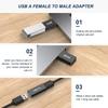 USB 3.1 на Type-C Адаптер Поддерживает Передачу Данных 10 Гбит/с и Зарядку для Смартфонов, Планшетов и Других Устройств