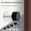 Punching/No Punching Door Stopper Stainless Steel Doorstop New Door Suction Floor