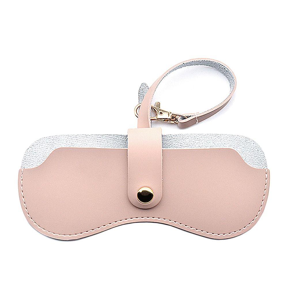 Travel Handmade Hanging Wrist PU Leather Glasses Storage Box Sunglasses Case Glasses Bag
