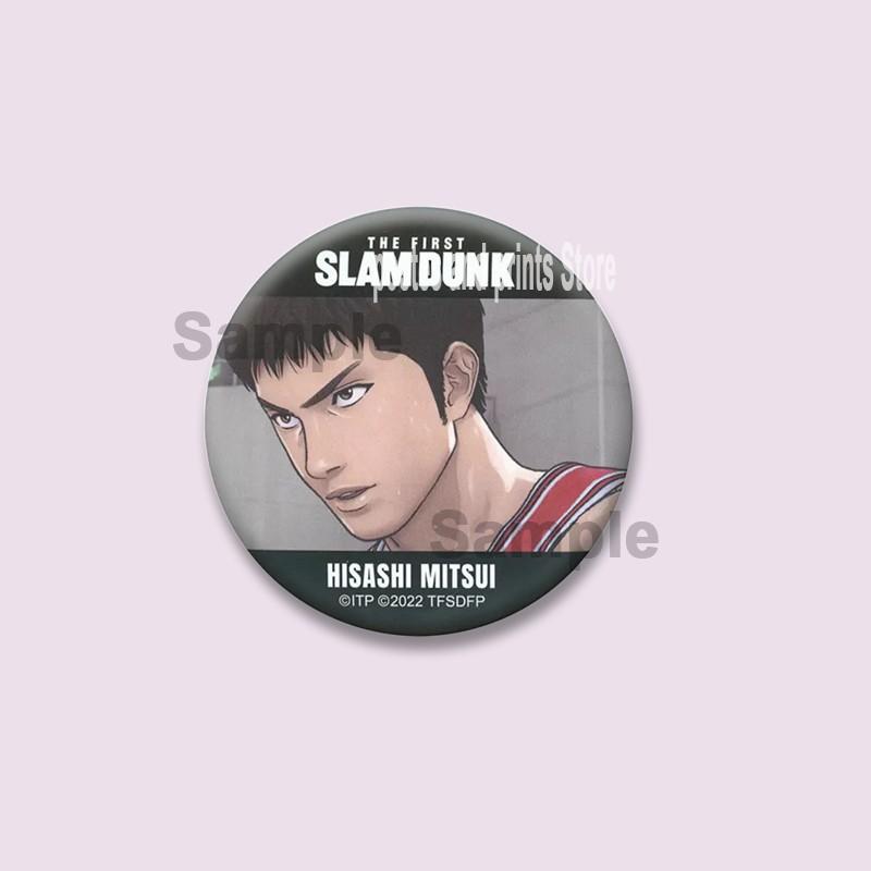Anime Hanamichi Sakuragi Kaede Rukawa Coin Badge Cartoon Role Playing Brooches on Backpack Jewelry Pins Accessories Friend Gifts