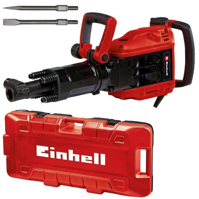 Einhell Marteau Piqueur TE-DH 50 (1700 W, frappe: 1900 cps/min, 50 J) Livré en coffret avec burin et pointeau