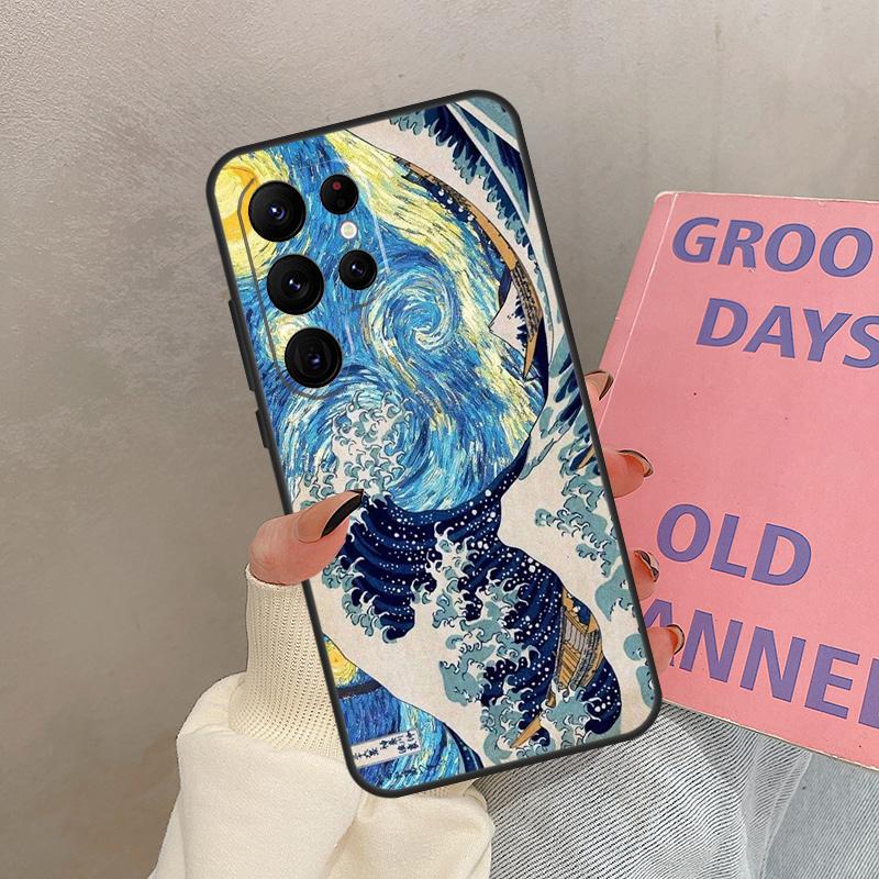 Отличный чехол «Волна в Канагаве» для Samsung Galaxy S21 S22 S23 S24 S25 Ultra S9 S10 S25 Plus S20 FE S25 FE Чехол Coque