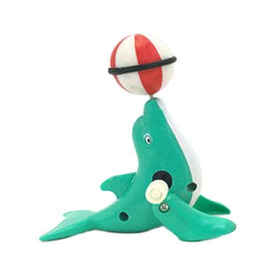 Wind-up Toy Interactive Kids Wind-up Seal Toy No Batteries Required Clockwork Winding Toy for Children