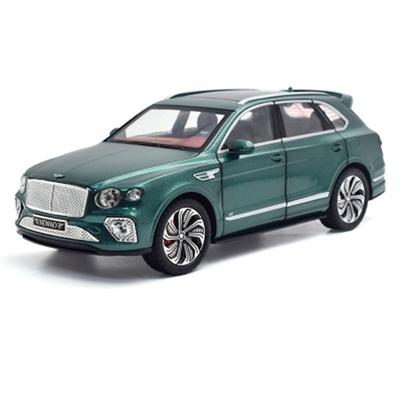 1/24 Bentley Bentayga SUV Alloy Luxy Car Model Diecast Metal Vehicles Car Model Simulation Sound and Light Collection Children Toy Gift