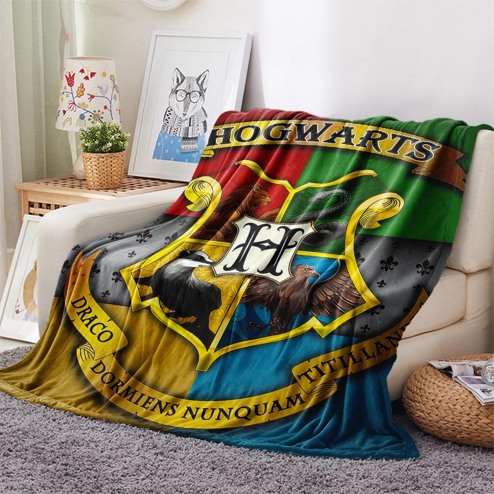 Harry Potter2 Flannel Blanket, High quality Comfortable for All Seasons, Home Decor, Warmth and Comfort