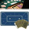 Poker Mat for 8 Players Poker Table Play Mat Resin Mat Rubber Mat 40 X 80cm PRODIGY-ONE (Blue)