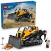 Игровой набор LEGO City Бульдозер 60466 Желтый Строительный Транспорт Блоки для Мальчиков и Девочек Возраст 8-10 Дети Школа Минифигурка