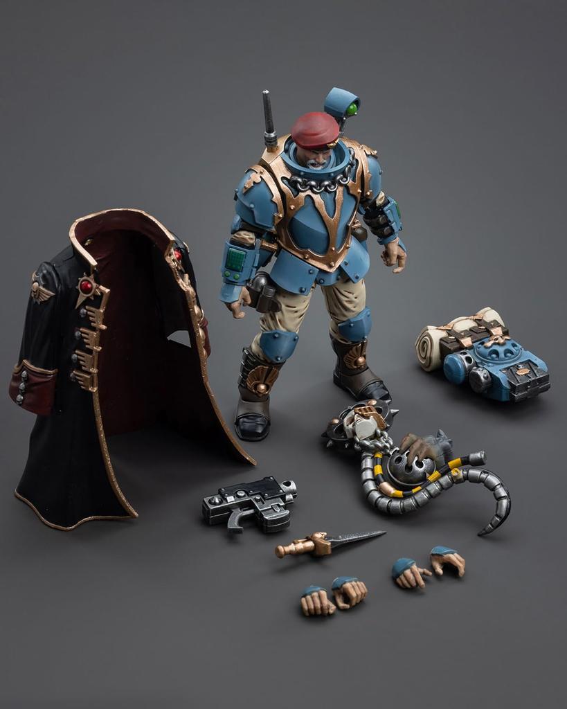 Pipigirl JoyToy 40K Authentic Licensed Movable Astra Militarum Tempestus Scions Command Squad 55th Kappic Eagles Tempestor 4 Inch Action Figure Anime