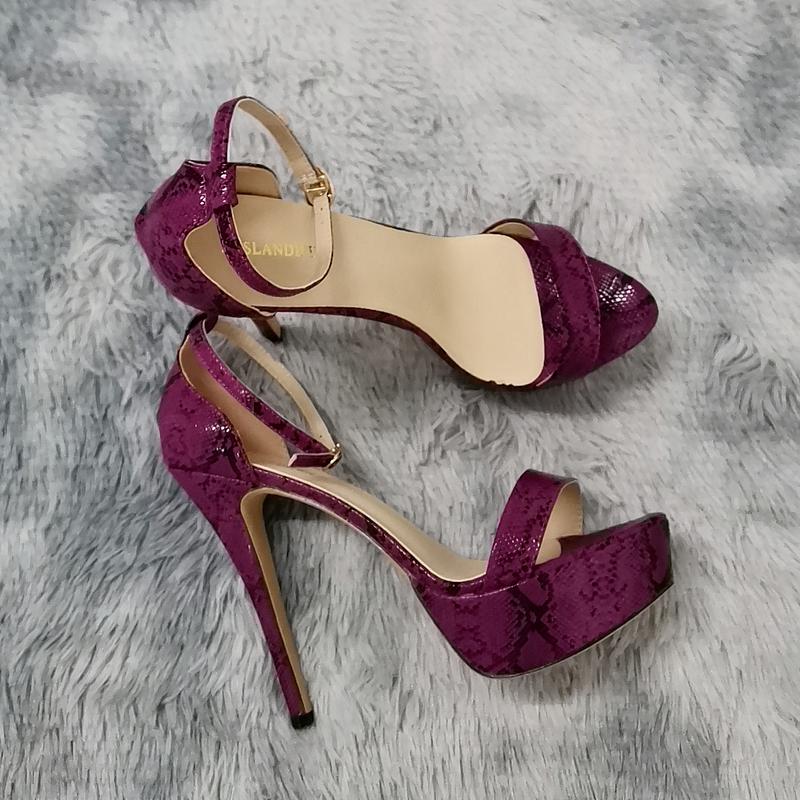 Women Sandals Sexy Open Toes 14cm Sexy Supper High Heels Patent Leather Nighclub Platform Party Red Wedding Shoes