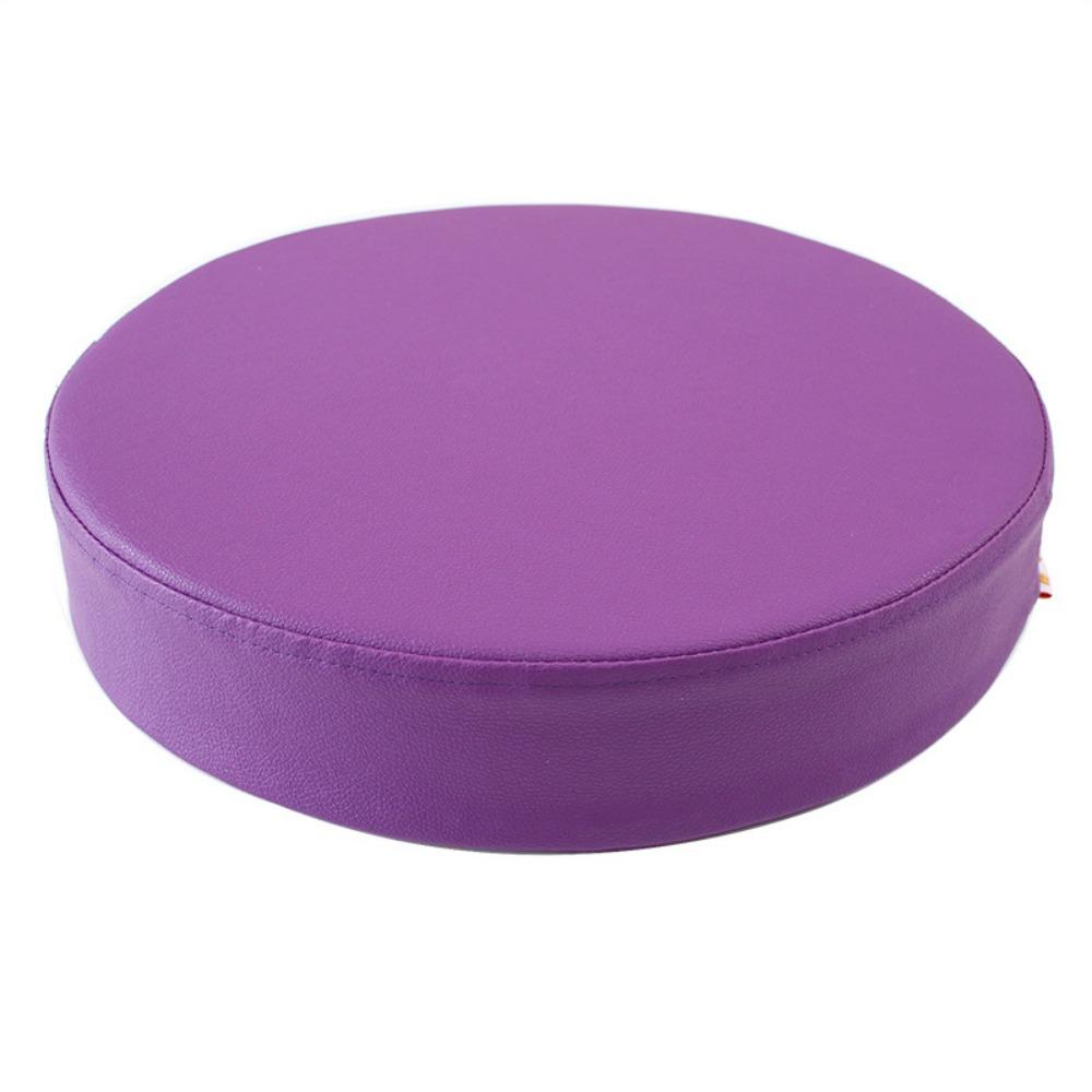 Thicken Leather Round Cushion Japanese Style Upholstered Cushion Simple Sponge Cushion  for Home