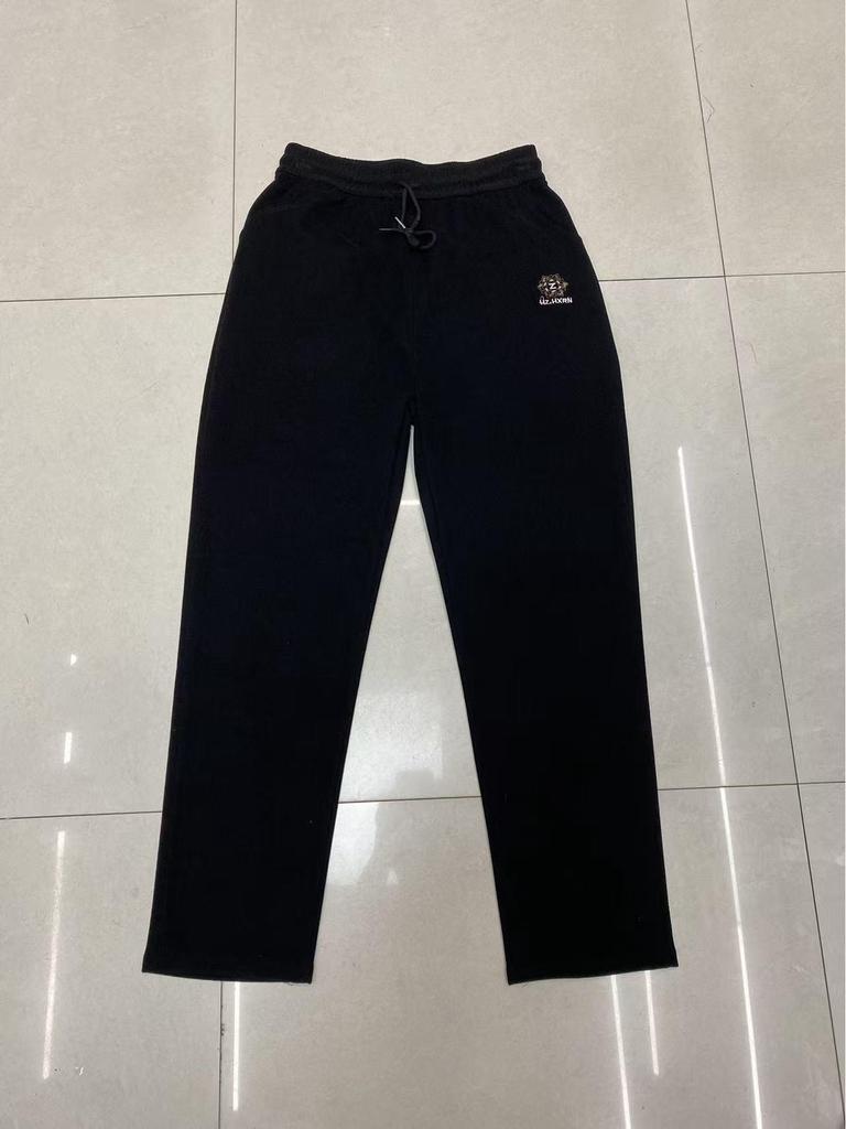 Высококачественные брюки гаремы из норкового велюра цвета осеннего золота для женщин - Удобные, стройнящие, с высокой посадкой для мам среднего и пожилого возраста