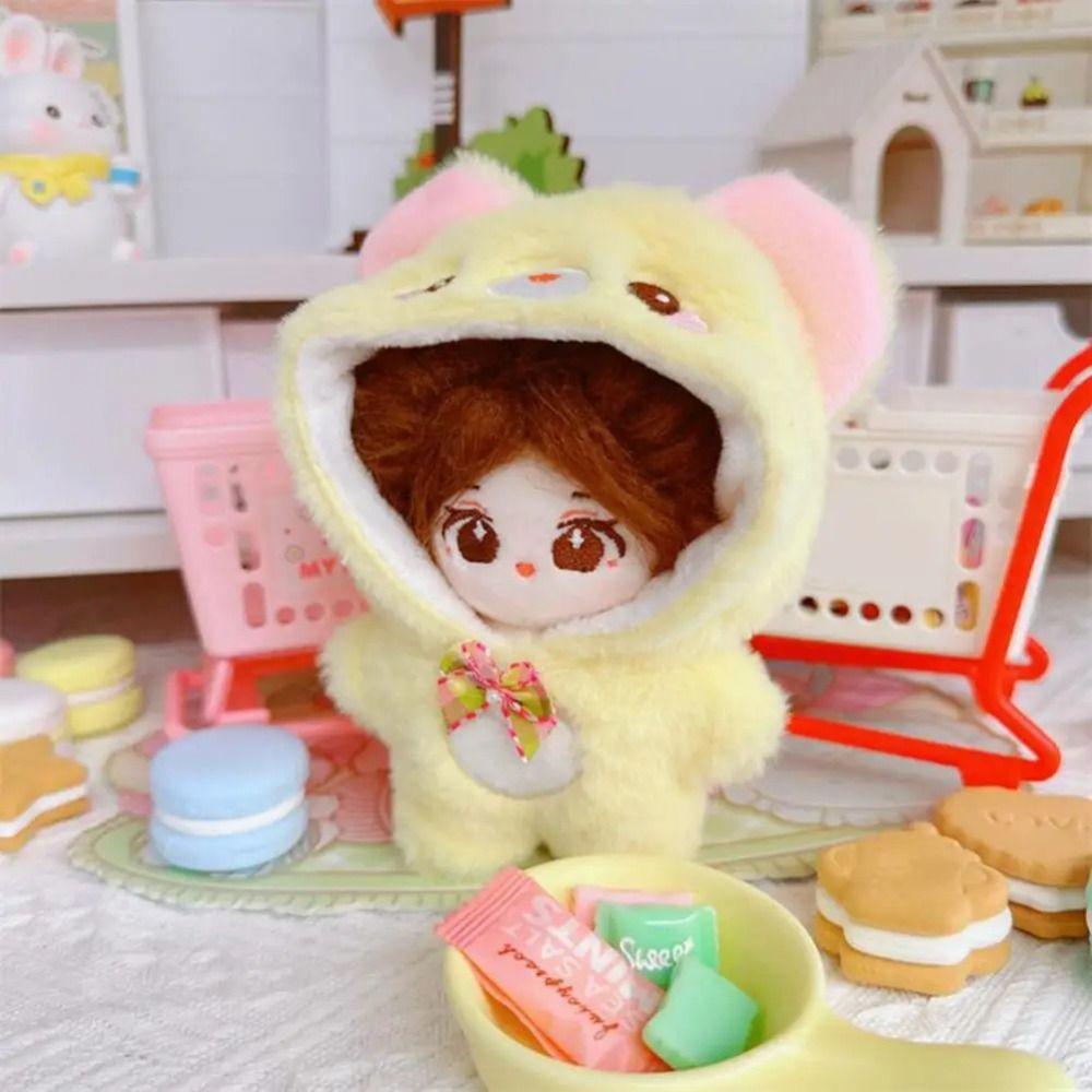Плюшевая набивная кукла мультяшное животное комбинезоны замена идол плюшевая кукла одежда подарок на день рождения
