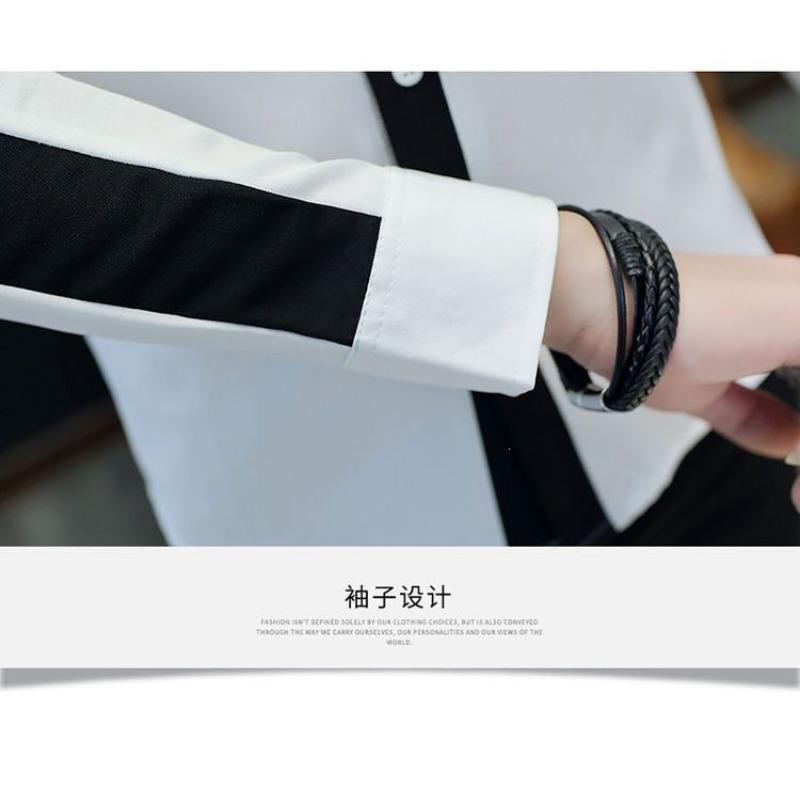 Men S Short Sleeve Striped Loose Fit Casual Shirt For Young Men