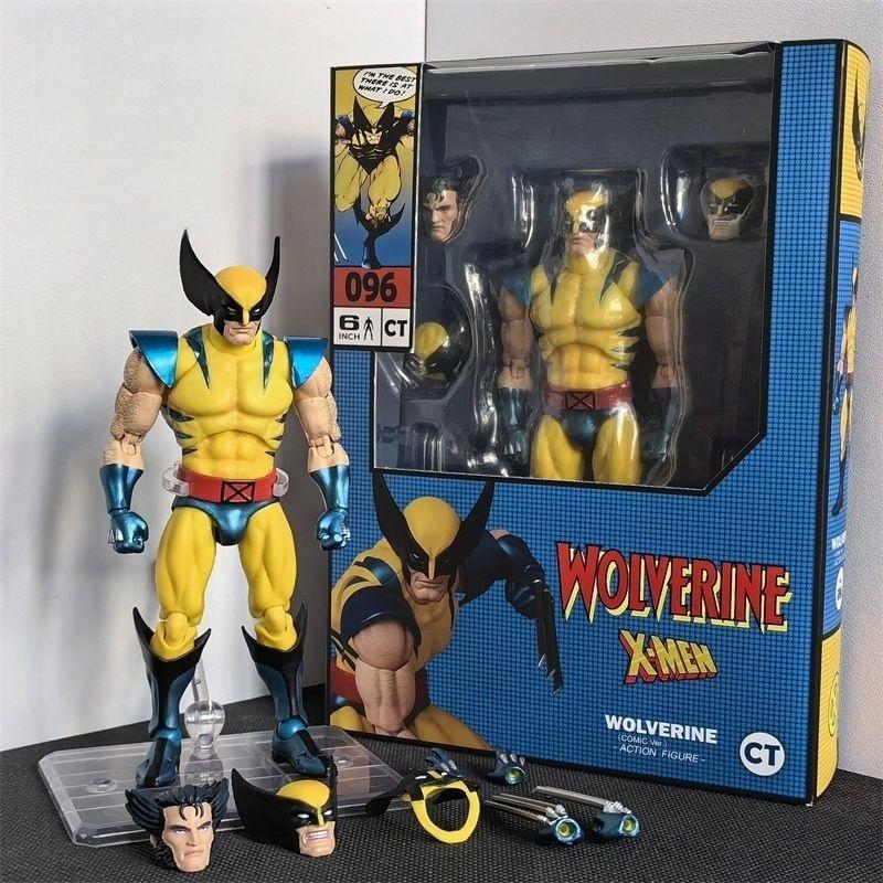 Ct Toys Mafex 138/096 Манга Версия Росомаха Фигурка Действия Ко Логан Коричневый Боевой Костюм Мобильная Ручная Модель