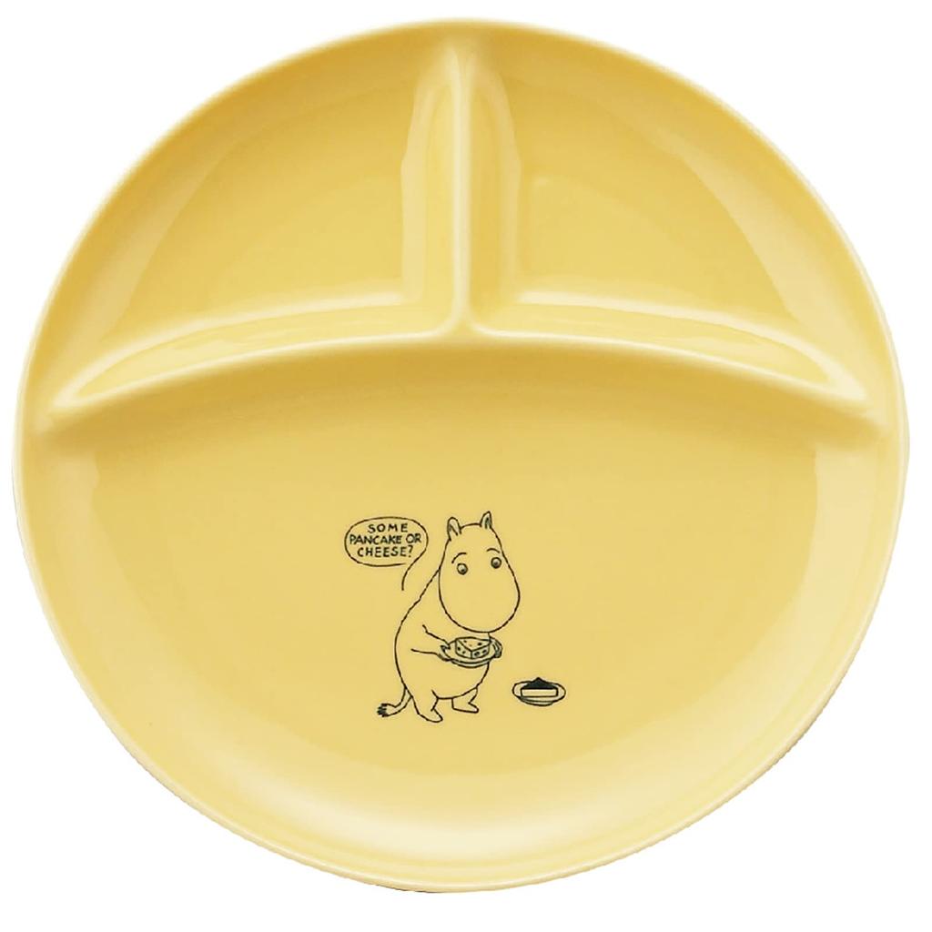 Тарелка для обеда MOOMIN, разделительная тарелка диаметром 23 см, с изображением Муми-троллей, подходит для мытья в посудомоечной машине, товары для скандинавского дня, подарок на столовую посуду, свадебный подарок, сделано в