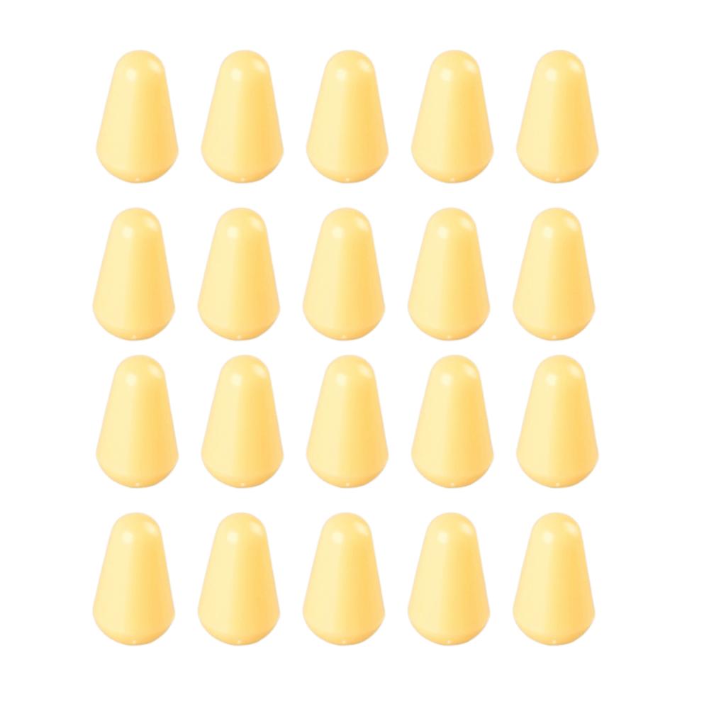 20PCS White/Yellow/Black Guitar Switch Tips 5 Way Guitar Accessories Guitar Accessories