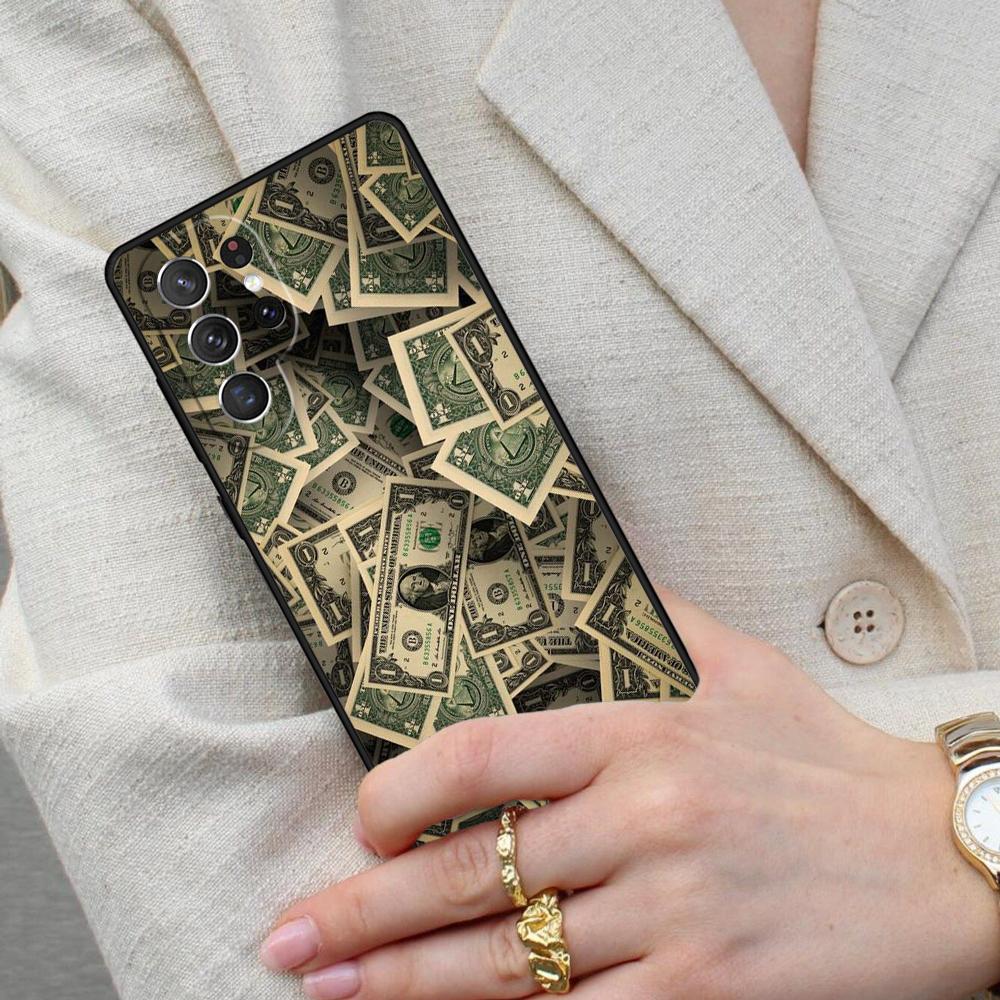 Dollar Funny Cell Phone Case for Samsung Galaxy S26 Ultra S25 S24 S23 S22 S21 S20 Note10 Cover