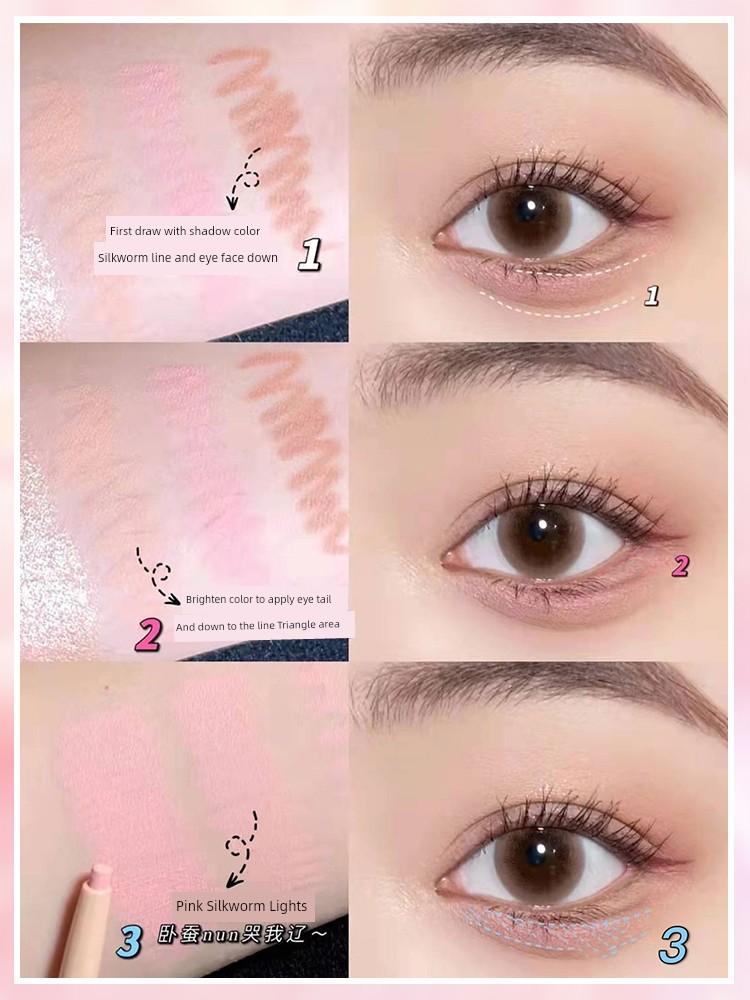 Dijia Dijia Eye Shadow Pen Lip Liner B001 Tijia Flaw Eyeliner Matte Nature Shadow Dual Head Dual-Use Outline