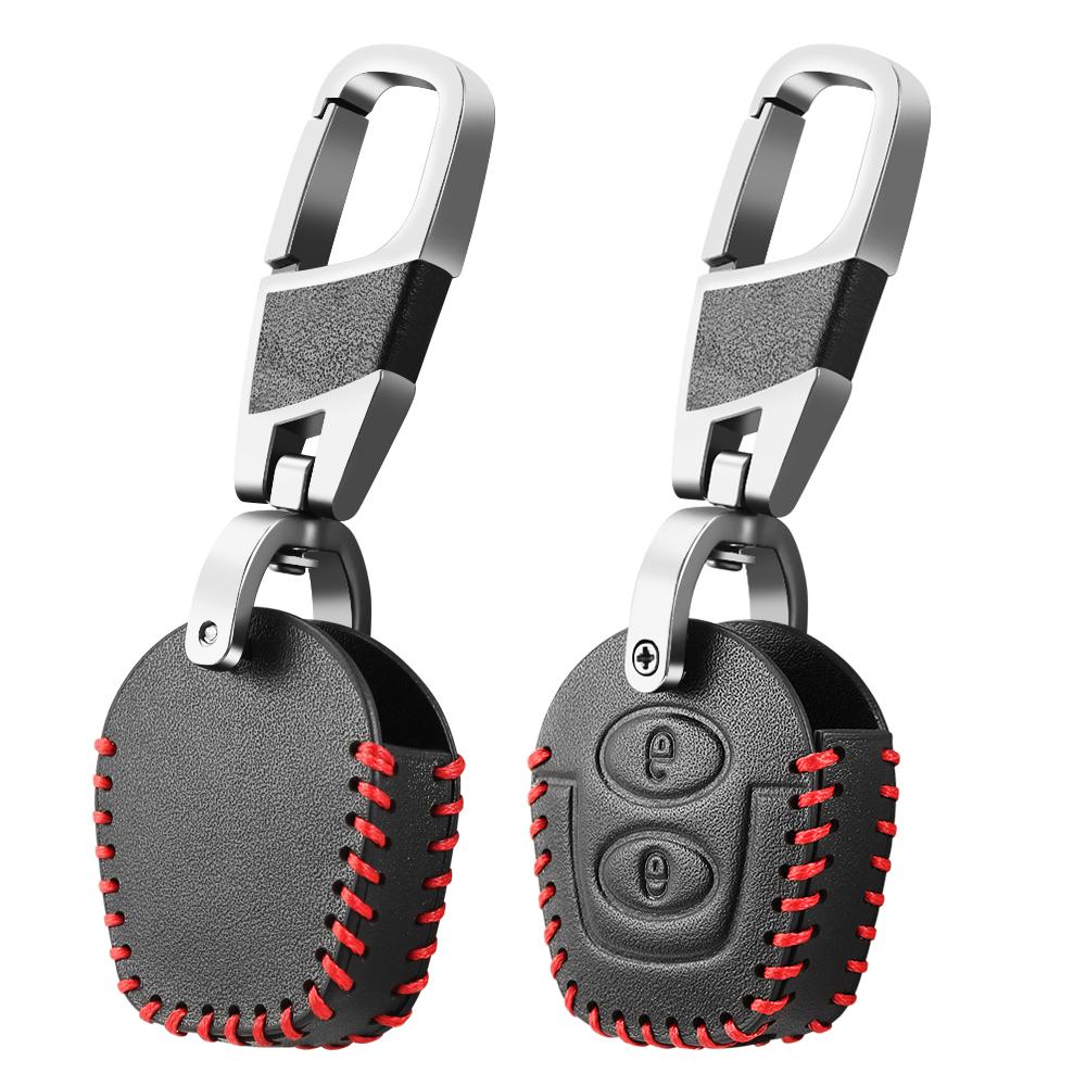 Чехол для смарт-ключа из натуральной кожи для VW Polo Golf Passat Bora Sharan Skoda Octavia Fabia Seat Corboda Leon Ibiza Holder