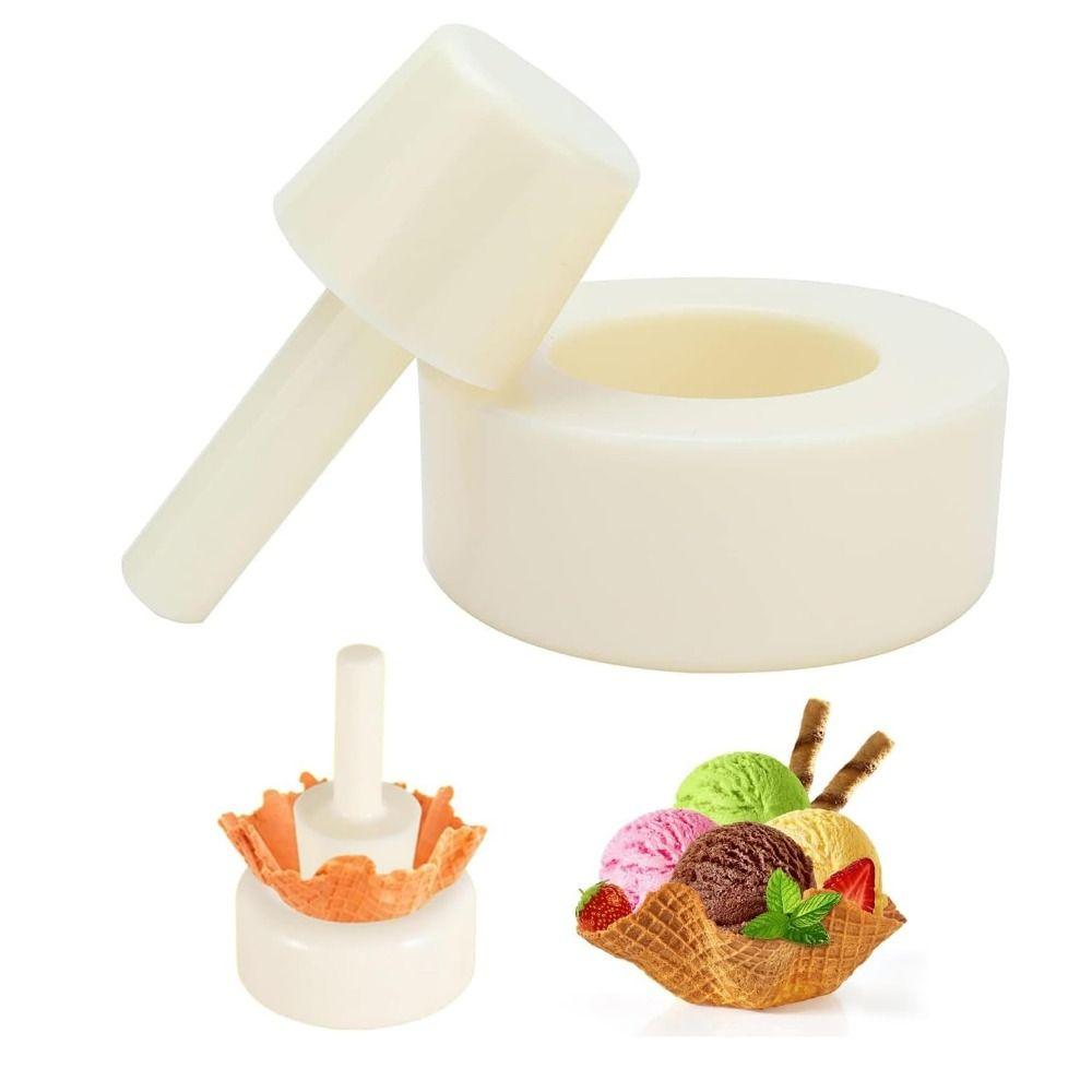 Easy Clean Bowl Cone Mold Heat Resistant Ice Cream Cone Maker Waffle Cone Mold Home Kitchen
