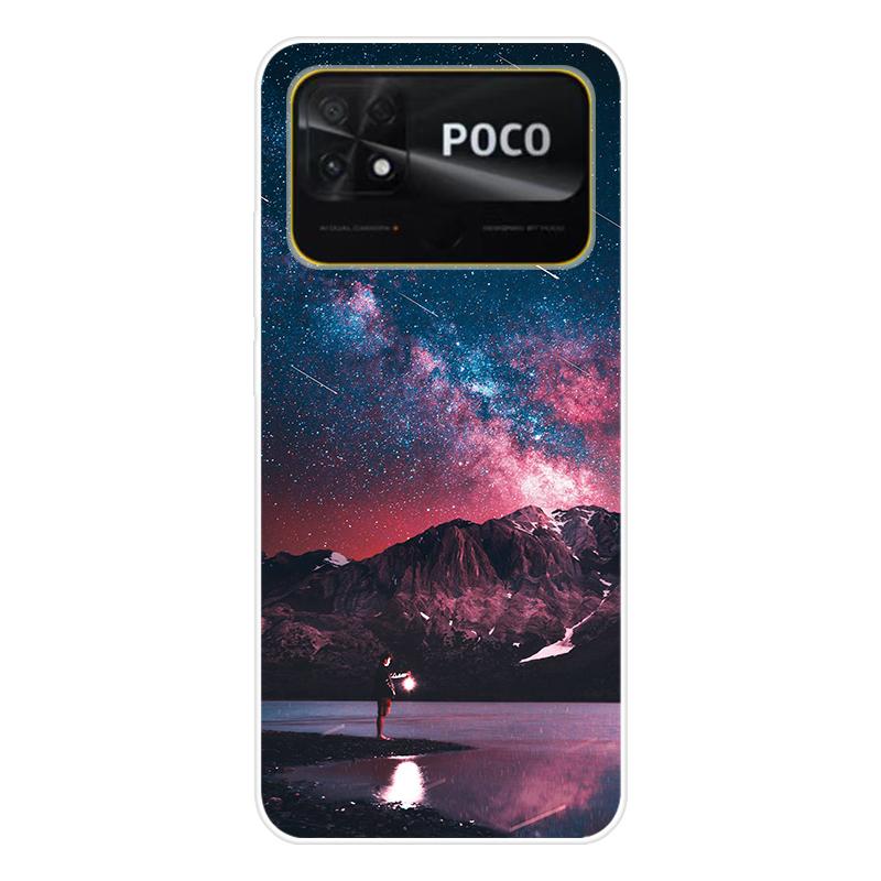 Для Xiaomi Poco C40 C 40 Чехол Мягкая силиконовая задняя крышка Мультяшный чехол для телефона Разнообразие