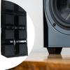 HIFI Звук Динамик Стенд Трапециевидный Усилители Амортизаторы Ножки Подушка Вибрация Стенд Эбеновое Дерево Ударопрочный Самоклеящийся