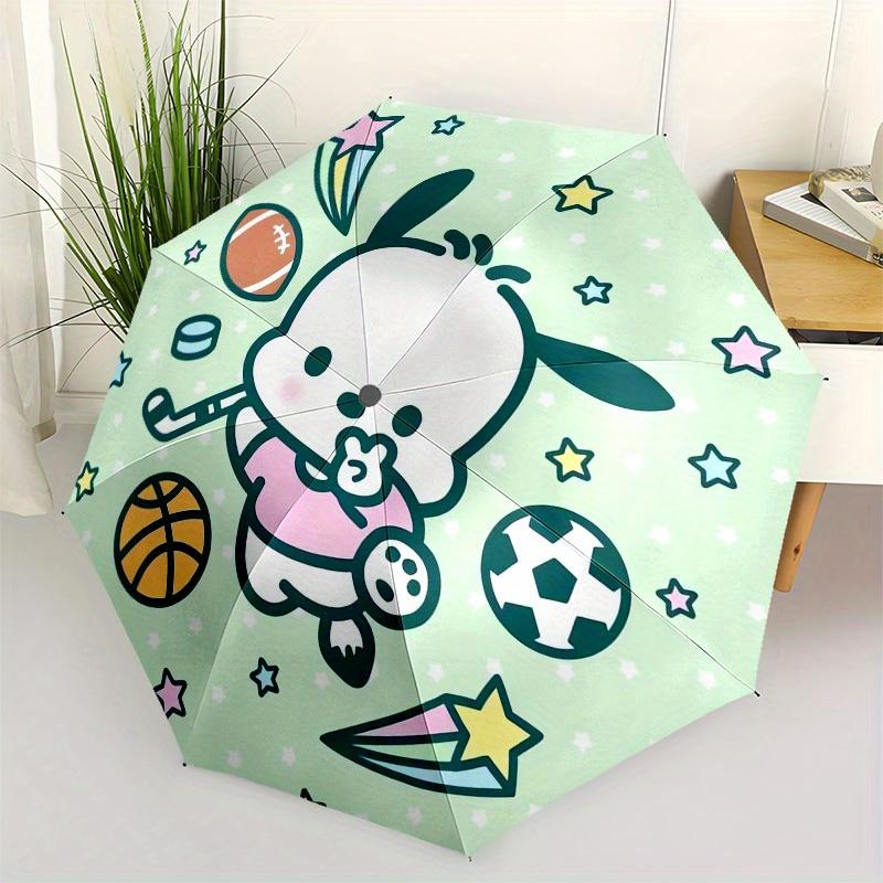 1pc Cute Sports Friends Umbrella with Plastic Handle,Suitable for All Seasons Home Travel Outdoor UmbrellaSanlio344