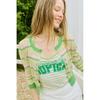 Gnarly Color Stripe Knit Cardigan Es2okg05