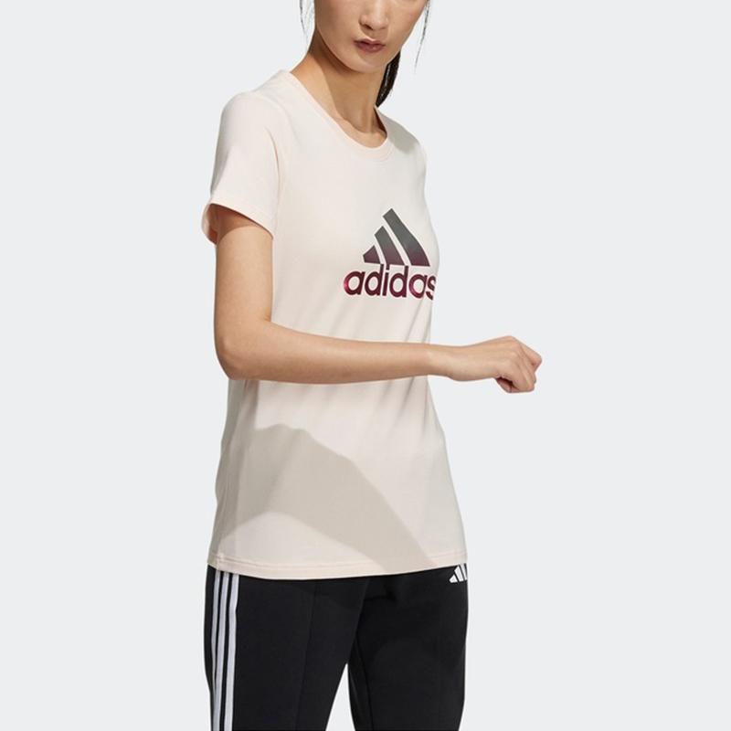 adidas Женская футболка с втачным рукавом Розовый Олово GP0684