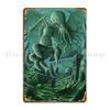Cthulhu Unleashed Metal Plaque Cinema Wall Decor Designer Mural Home Tin Sign Poster