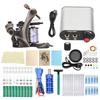 10 Wraps Tattoo Coil Machine Kit Mini Tattoo Power Supply Complete Tattoo Machine Set for Beginners