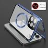 Металлический Магнитный Чехол-Приватность Anti Peeping для iPhone 17 16e 15 14 13 12Pro Max Чехол Magsafe 360 Защита Ударопрочный Чехол для Телефона
