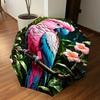 1PC parrot, jungle Automatic Open/Close Umbrella Compact Folding Umbrella with 8-Rib Shaft lightweight esign, Highquality Fabric1187A