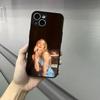 Чехол для телефона T-TINI M-Martina Stoessel Для Iphone 17 16 15 14 13 12 Pro Max Xr Air Plus Черный Жесткий Чехол с Ощущением Кожи