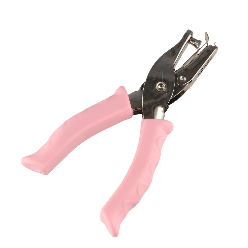 Macaron Color Single Hole Punch Single Hole DIY Paper Puncher Portable Loose-leaf Punch Students